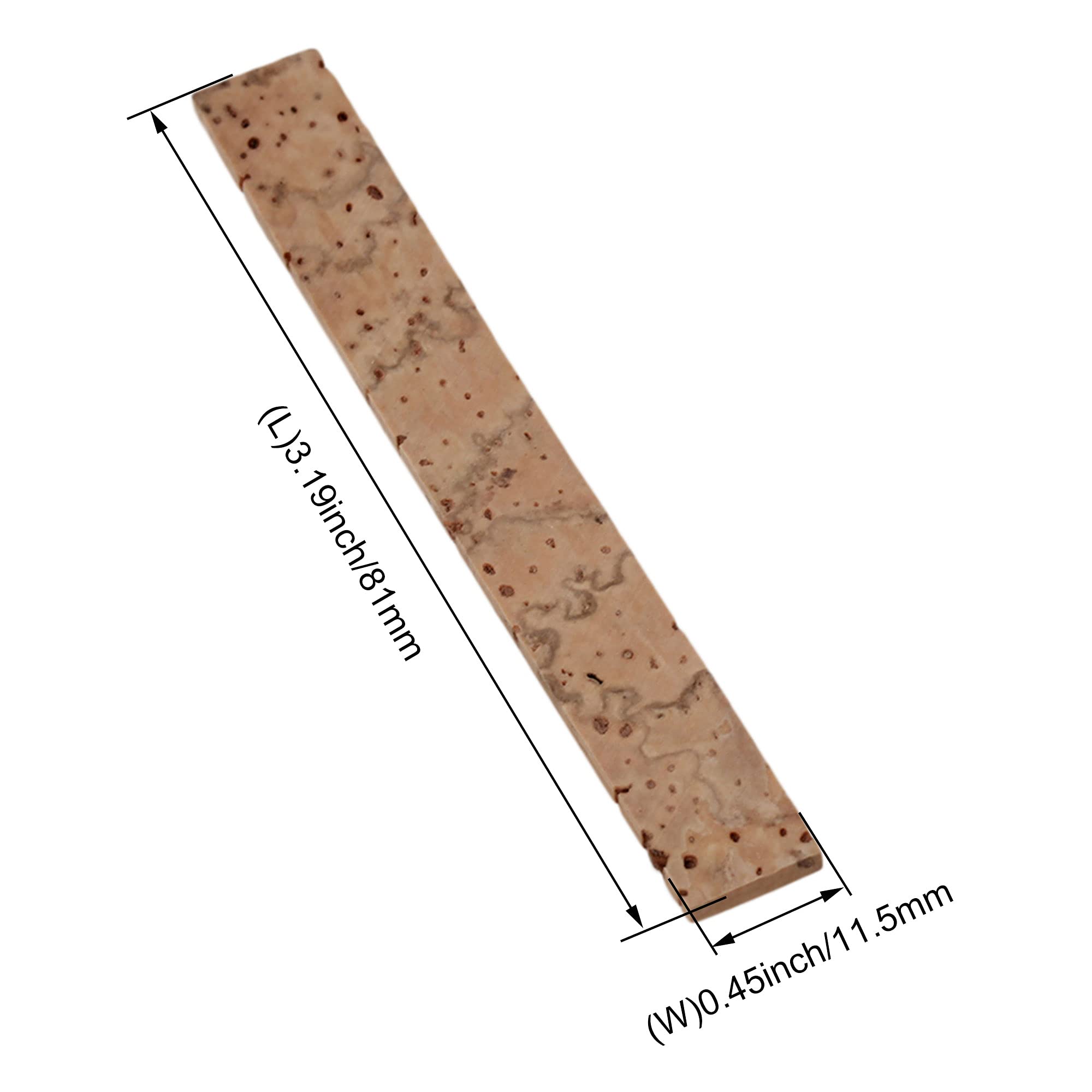 Amazon | Yibuy 10枚 ナチュラルクラリネットネックコルクシート