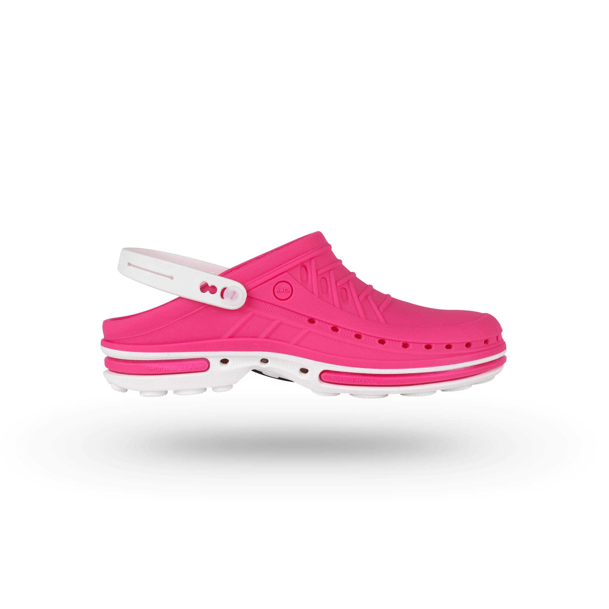 WOCK Clog con Tira y Plantilla Steri-Tech, Zueco Sanitario de Trabajo Mujer e Hombre - Esterilizable, Antiestático, Transpirable e Antideslizante
