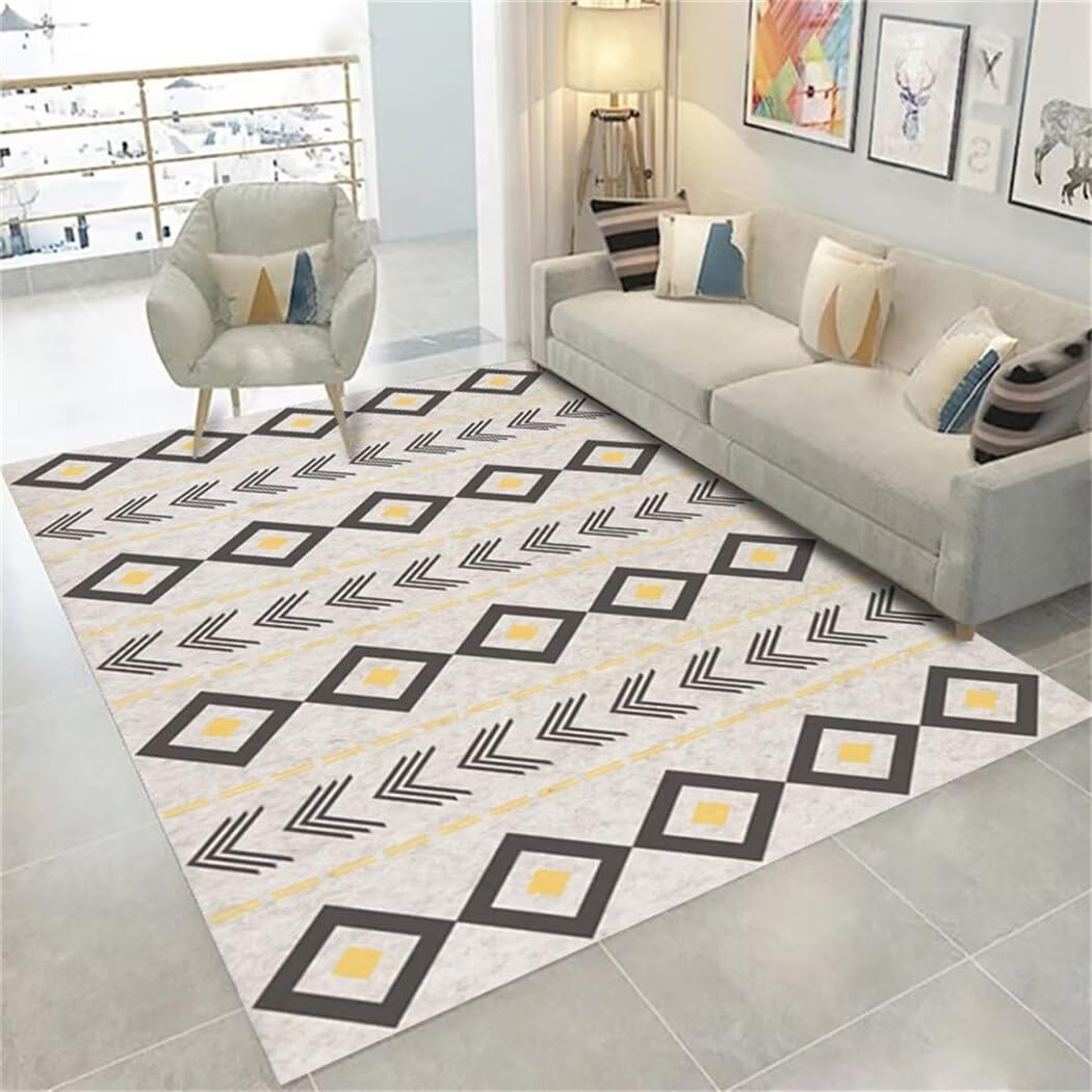Kinderzimmer Teppiche Mädchen Streifenkorridor Teppich Balkon Wetterfest grau kleines bettumrandung Teppich kinderzimmer teppiche mädchen Teppich rutschfest80x120CM