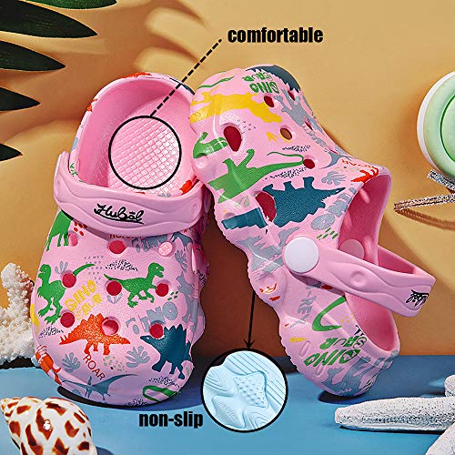 Image of INMINPIN Kids Cute Clogs Cartoon Garden Shoes Boys Girls Slides Slippers Indoor Outdoor Children Water Shower Beach Pool Sandals