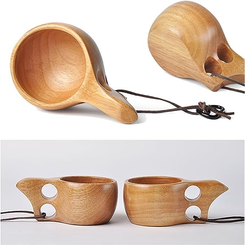 Miniatura 4 de Tazón de madera hecho a mano, taza, para arroz, sopa, inmersión, café, té, decoración