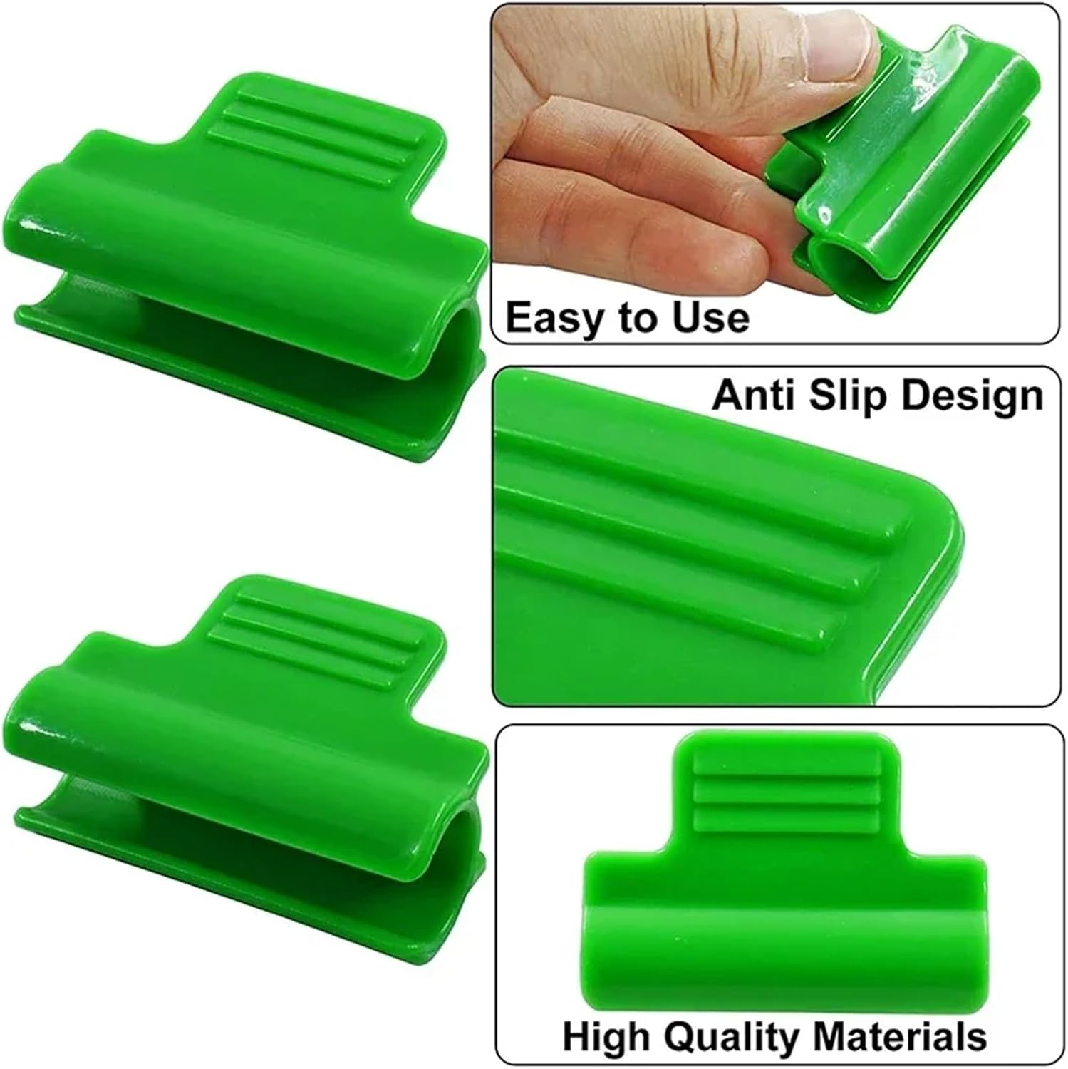 Greenhouse Clamps Garden Hoops Greenhouse Clip, Suitable For Securing Trellises And Plant Supports For Fixing Plant Cover(8mm)