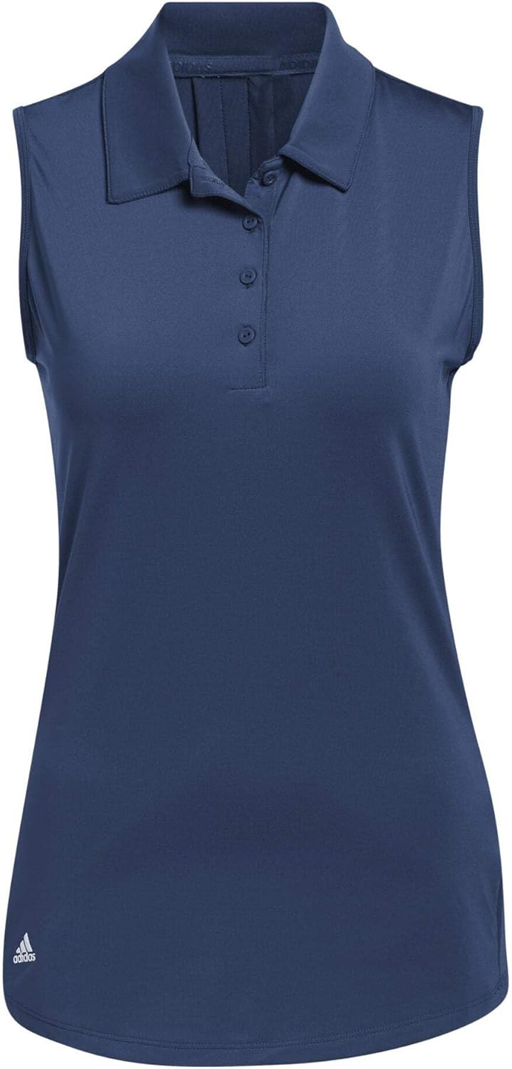 adidas Women's Ultimate Solid Sleeveless Polo