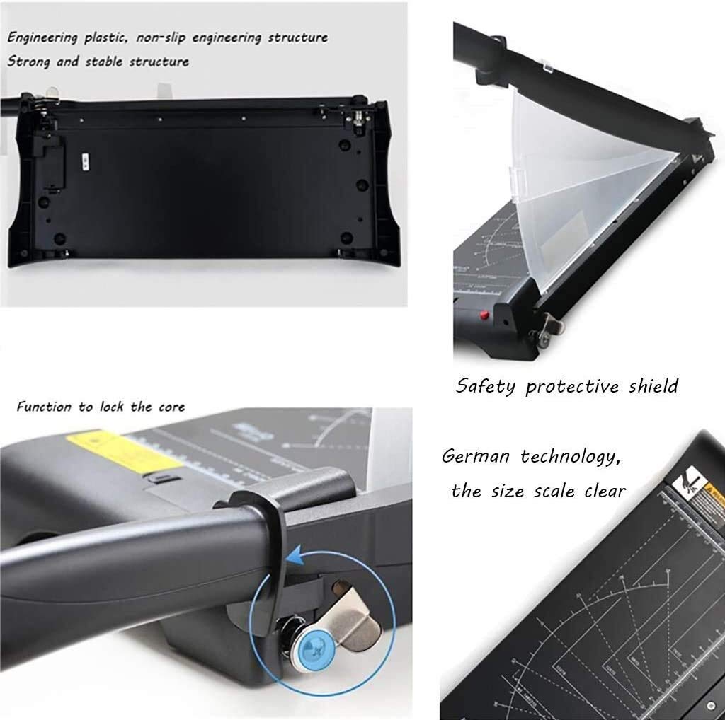 Taglierina per carta, taglierina per carta A4, Industrial Guillotine Paper Cutter with Infrared Calibration - A4/A3 Laser Aiming Manual Cutting Machine