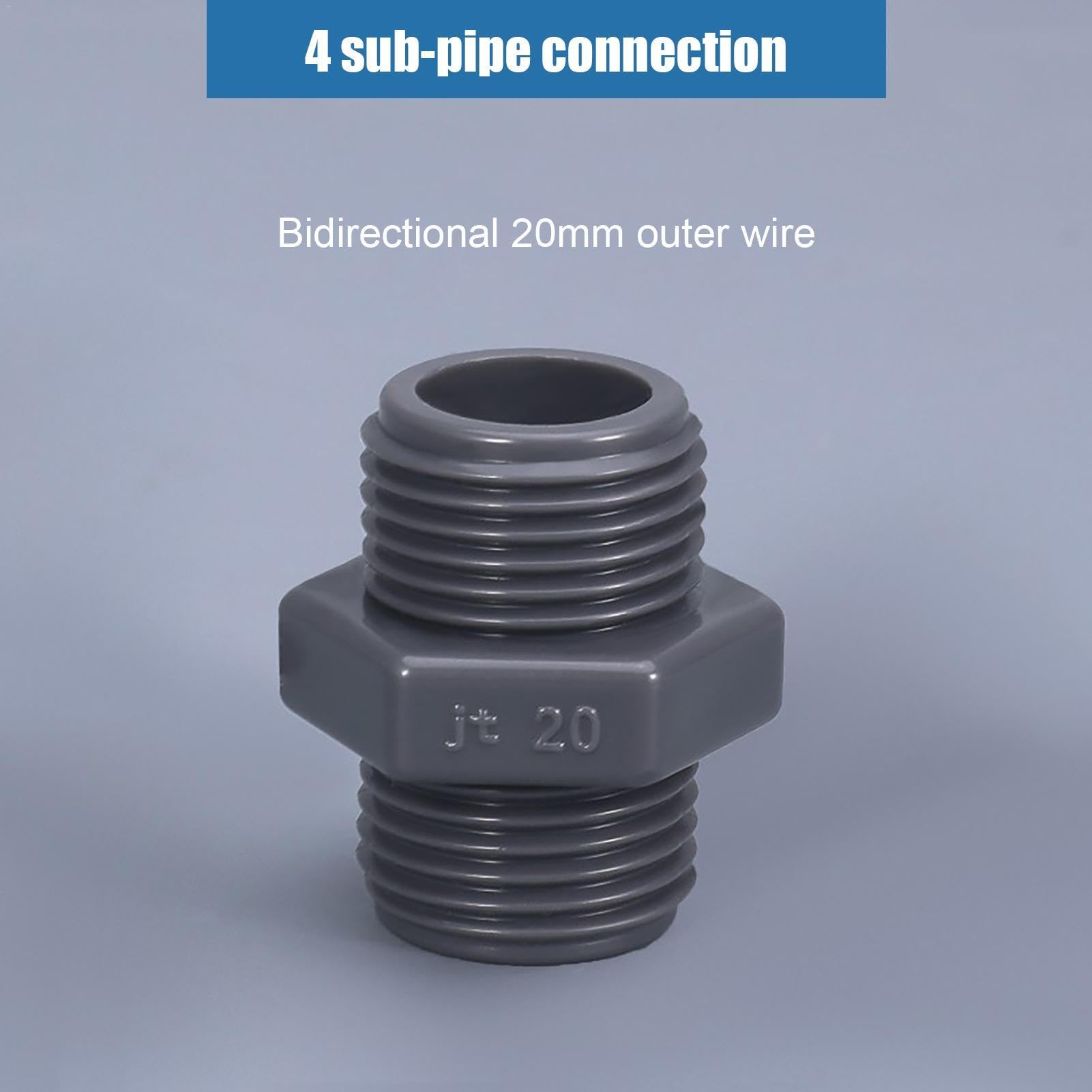 水道配管 Amazon | PVC水道管アダプター、ねじ継手カプラー、20mm/25mm/32mm
