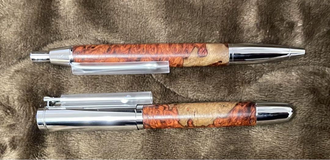 ドラゴンウッド DRAGONWOOD 金箔 ボールペン 木軸ペン 受験 合格