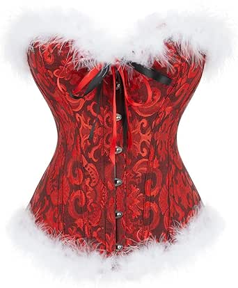 Tenue Soirée Thématique Corset Steampunk Femme - Bustier Cuir Bretelles Pirate - Style Gothique Vintage Bustier Steampunk Gothique - 2