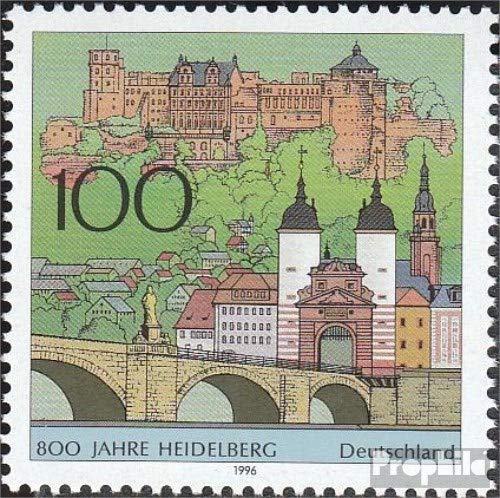 Prophila Collection RFA (FR.Allemagne) Hbl37 Neuf avec Gomme Originale ** MNH 1996 Heidelberg (Timbres pour Les collectionneurs