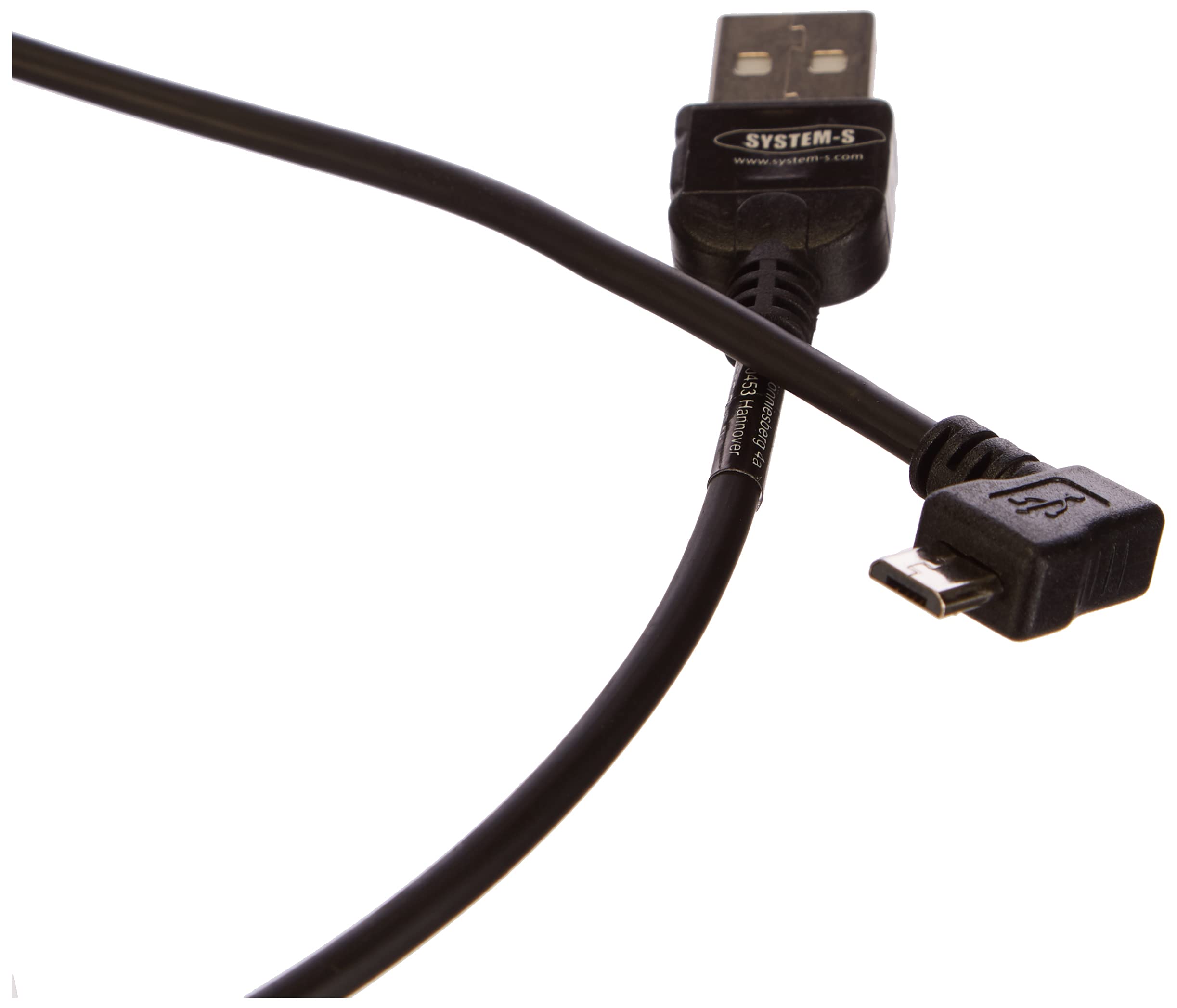 SYSTEM-S Mini USB Câble De Données Chargeur Extensible Câble