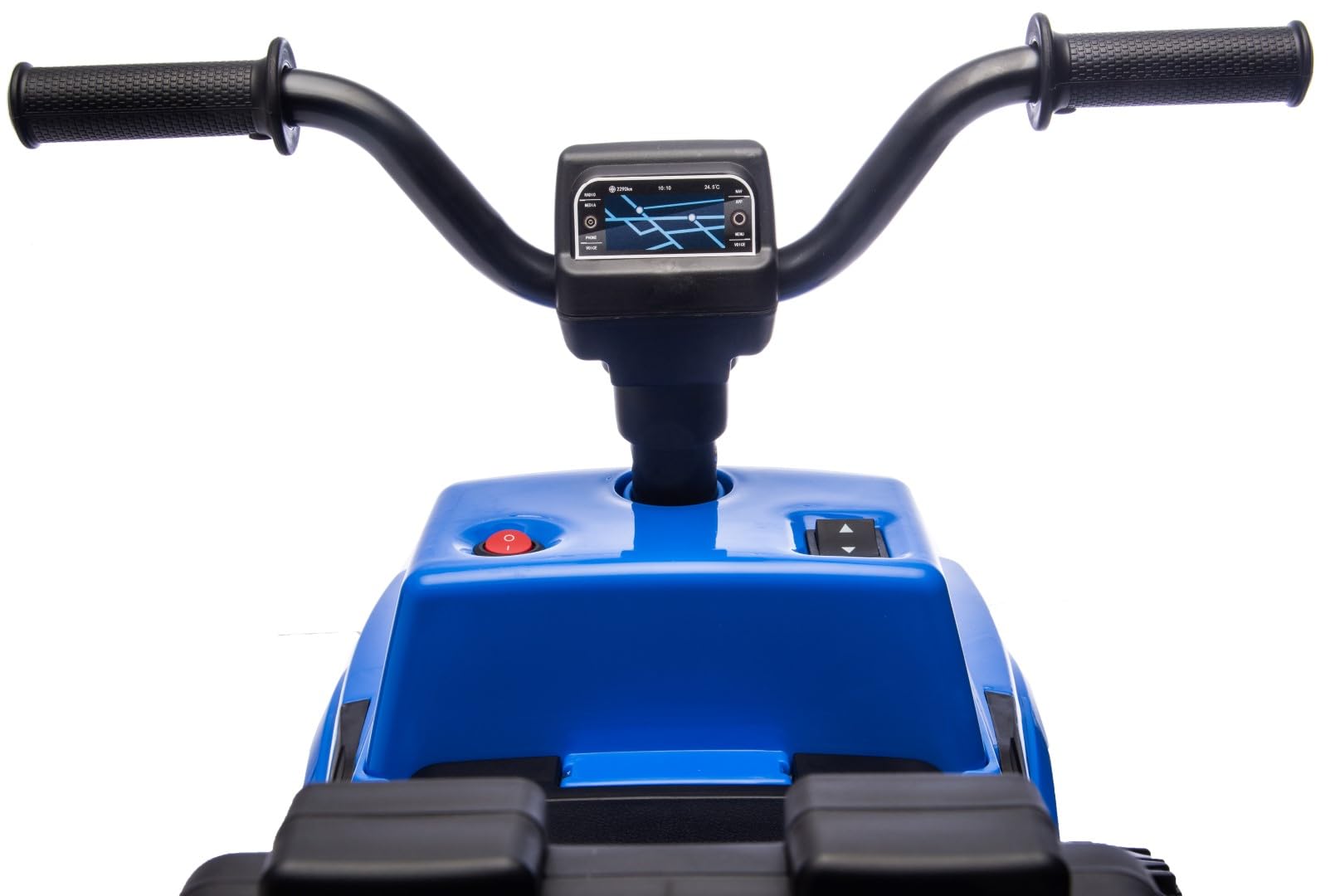 SUN BABY Ford Raptor F150 Jeździk elektryczny dla dzieci 12V - Niebieski | Silnik 30W, światła LED, duże koła terenowe, schowek pod siedzeniem, jazda przód/tył, pedał gazu, do 30 kg