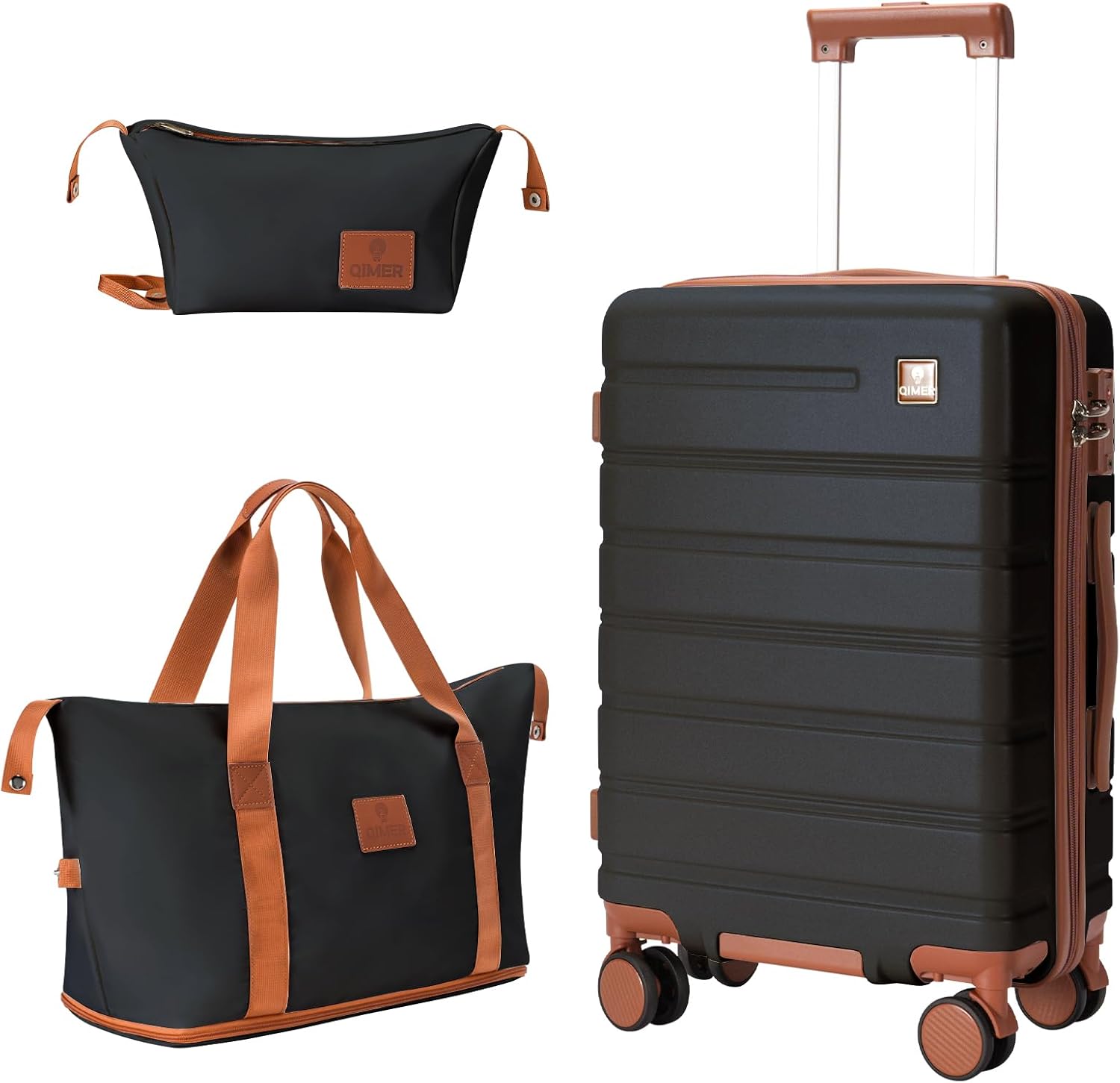 Y01 荷物セット, ブラック, 3 Piece Set(20"/DB/TB)