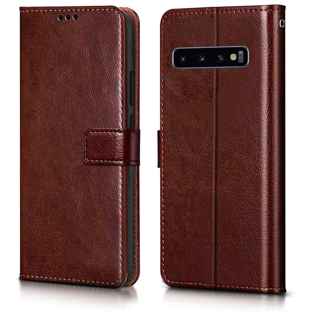 Samsung Galaxy S10 Flip Cover - Shockproof & Wallet -10 Samsung Galaxy S10 Flip Cover - Shockproof & Wallet -10