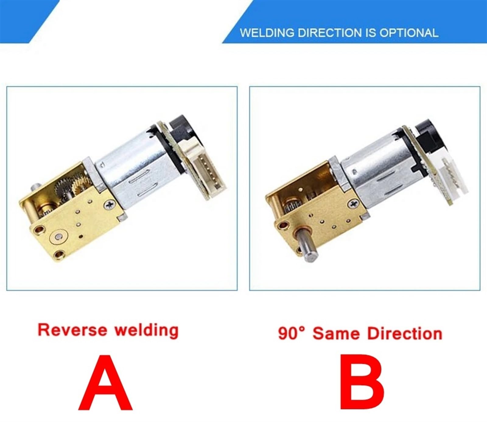 ABHL GW12-N20 Miniaturgetriebemotor DC 3 V, 6, 12, Getriebe mit Schneckengetriebe, niedrige Geschwindigkeit (6 V B45,1 Ratio 603-A Motor)
