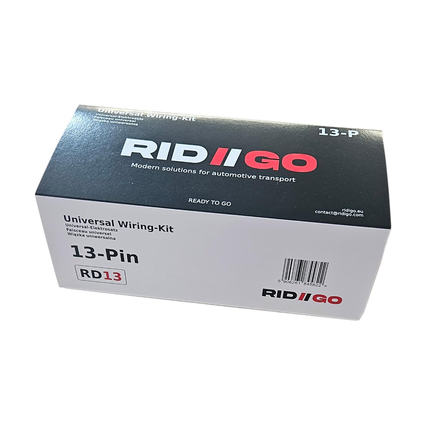 RIDIGO Elektrosatz 13-polig universal für Anhängerkupplung