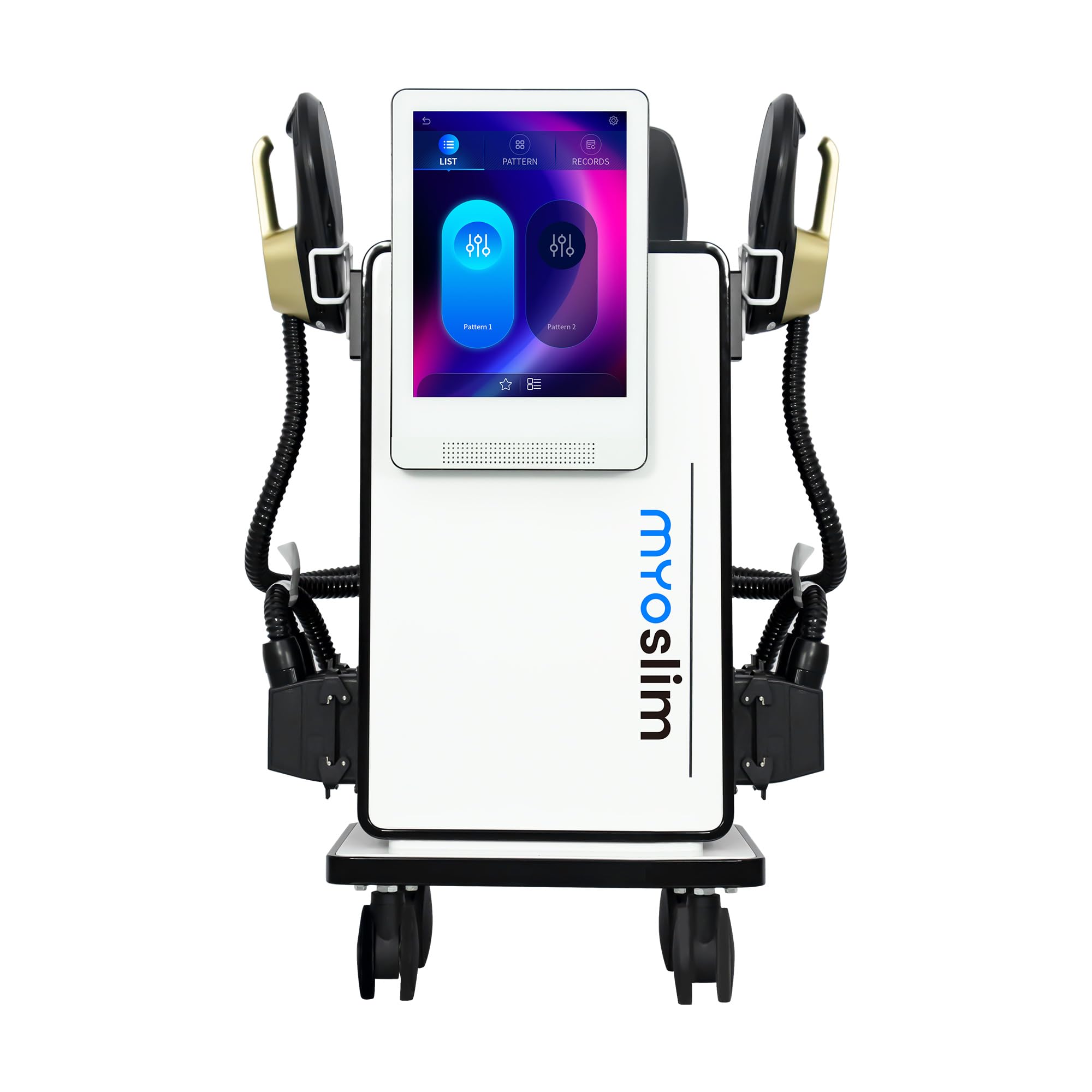 Dispositivo profesional de electroestimulación muscular para moldear el cuerpo: Un dispositivo de estimulación electromagnética que se utiliza para aliviar la rigidez muscular y reducir la grasa.