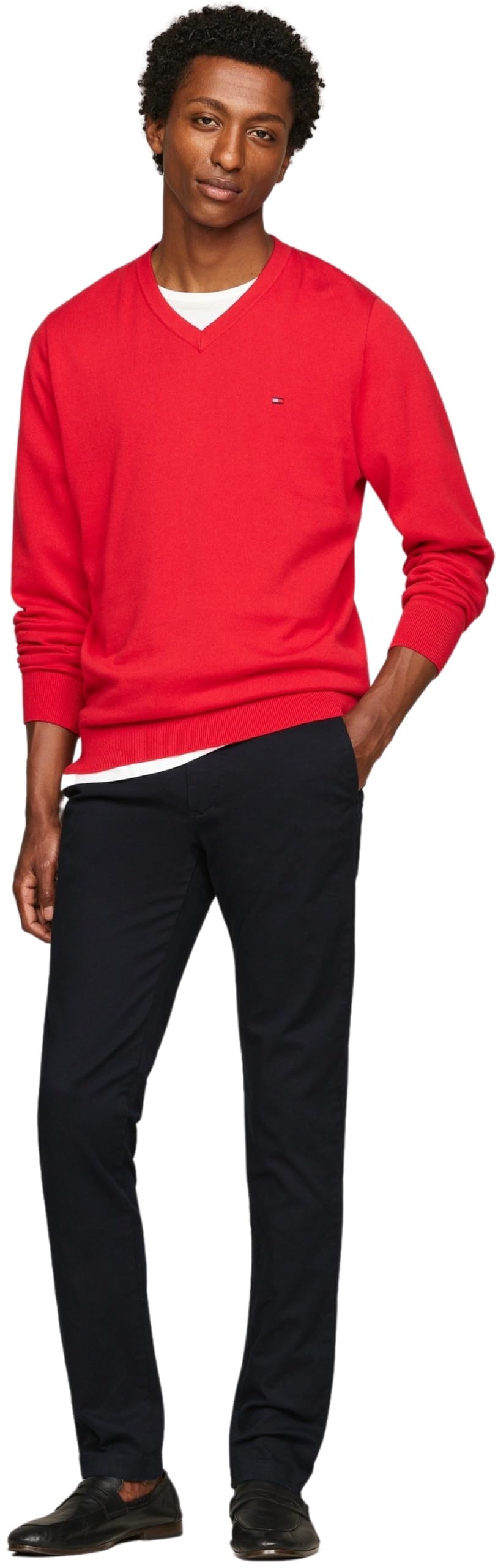 Tommy Hilfiger Uomo Pantaloni Chino Bleecker Essential Twill Slim Fit