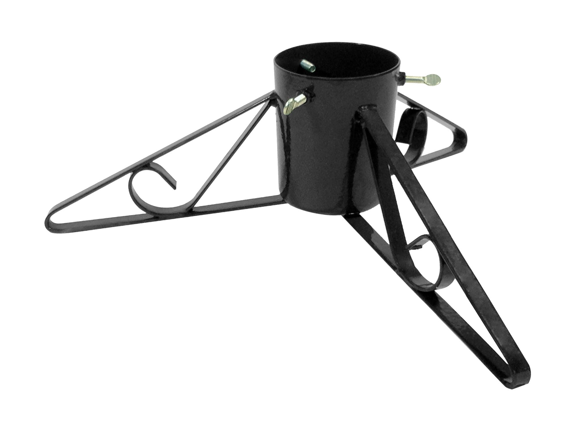 Garden Pride Sussex Scrolled Christmas Tree Stand (Black, 5.5 inch)