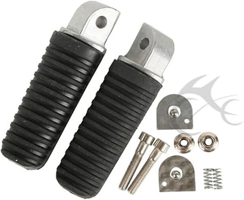 BEUTEE Motorcycle Rear Footrest Foot Pegs Compatible with FJR1300 FZ400 FZ6R XJR400 XJR1200 XJR1300 XJ6 FZ6N 2004-2006 2005