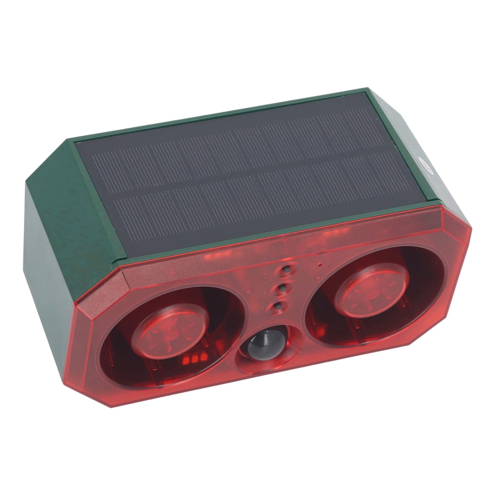 Solar-Bewegungsmelder-Alarm für den Außenbereich, Wasserdicht, 13 Töne, Hundegebell-Alarmsirene für Bauernhof, Scheune, Aufnahmefunktion