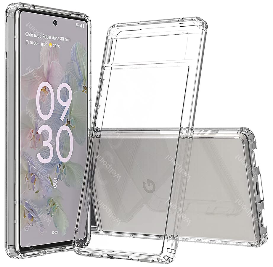 Wellpoint Compatible for Google Pixel 6A Hard PC Back TPU Bumper Scratch Resistant,Crystal Clear Back case Cover (B0B7MP5P5D) Amazon Price History, Amazon Price Tracker