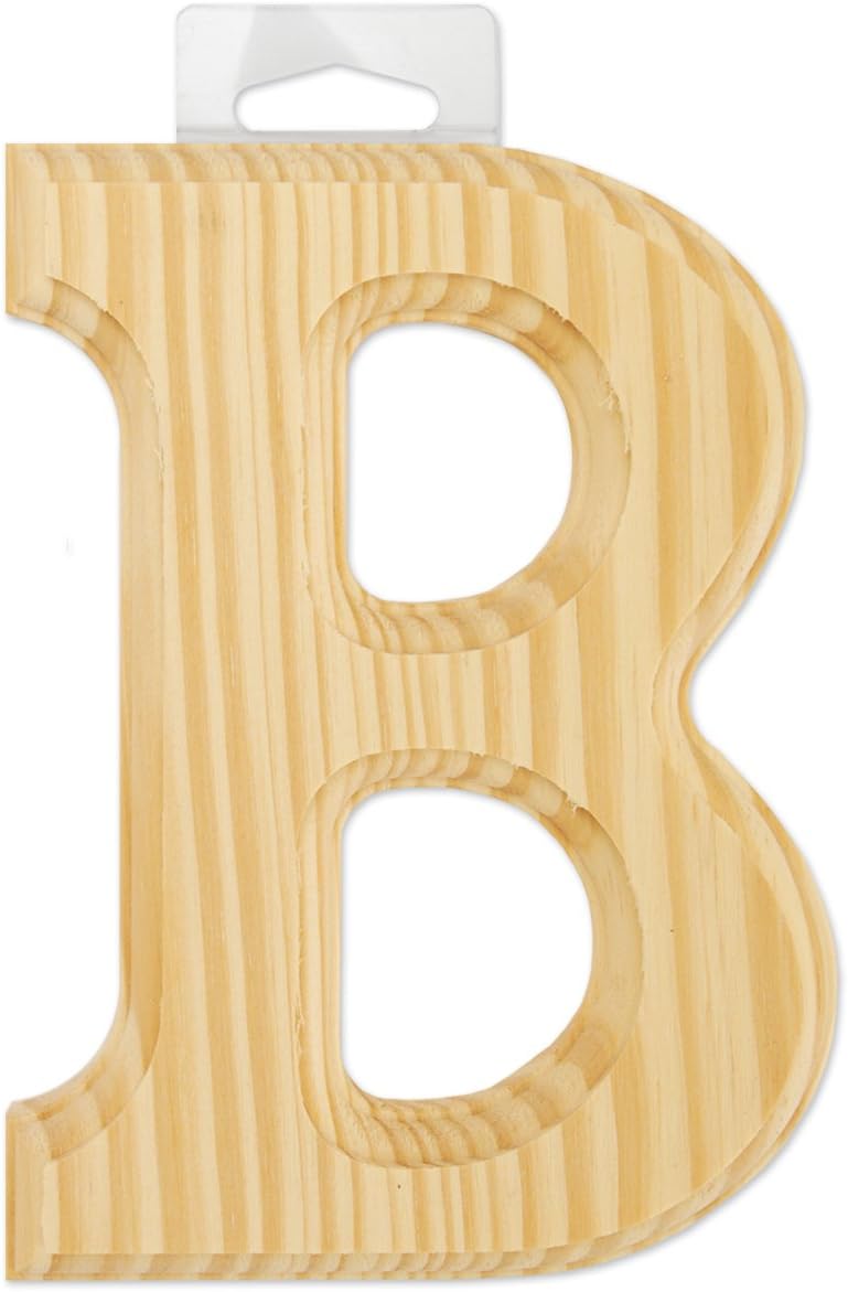 6" Wood Letter: B