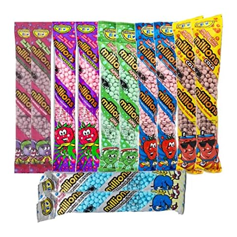 Millions Sweet Gift Box Selection Hamper: Includes 12 Pack of millions Blackcurrant, Raspberry, Cola, Apple, Bubblegum and Strawberry. Best Gift for Birthday, Christmas and for all other occasions Cover