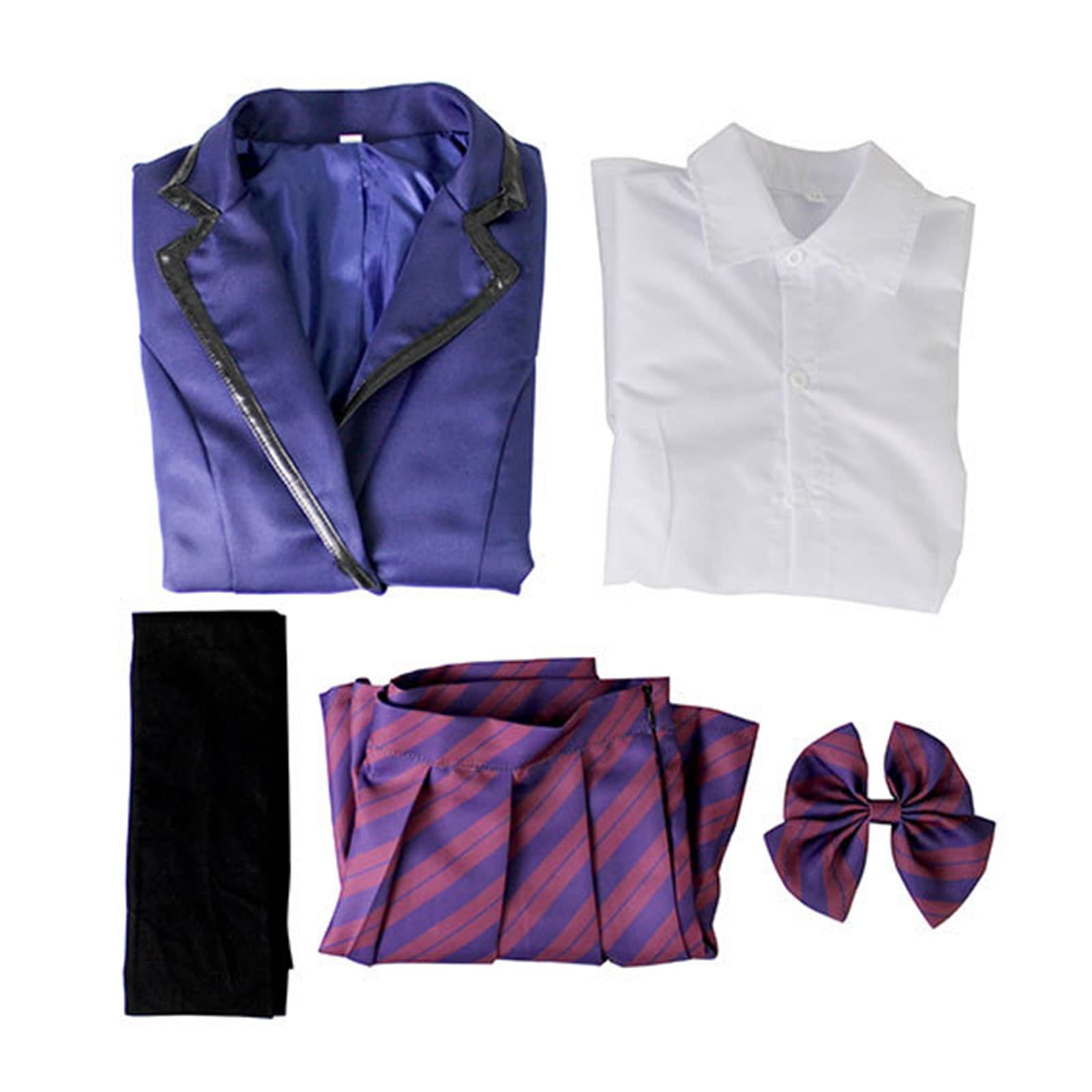Komi Can't Communicate kostium cosplay Komi Shoko Campus mundur płaszcz, koszula, spódnica, muszka, pończochy, dziewczęca moda odzież kostium na Halloween, Komi Shoko, L