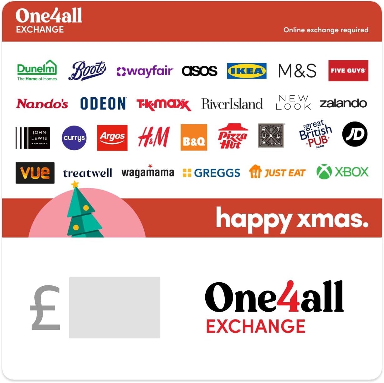 One4all Exchange Gift Code