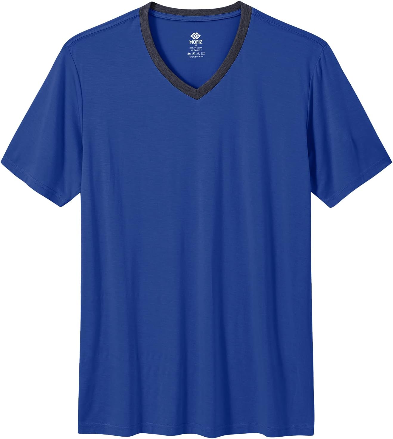 MoFiz Mens Pajamas Set Short Sleeve PJ's Sleep Lounge Sleepwear Cool Pyjama Summer Sets Comfortable Lightweight - Image 3