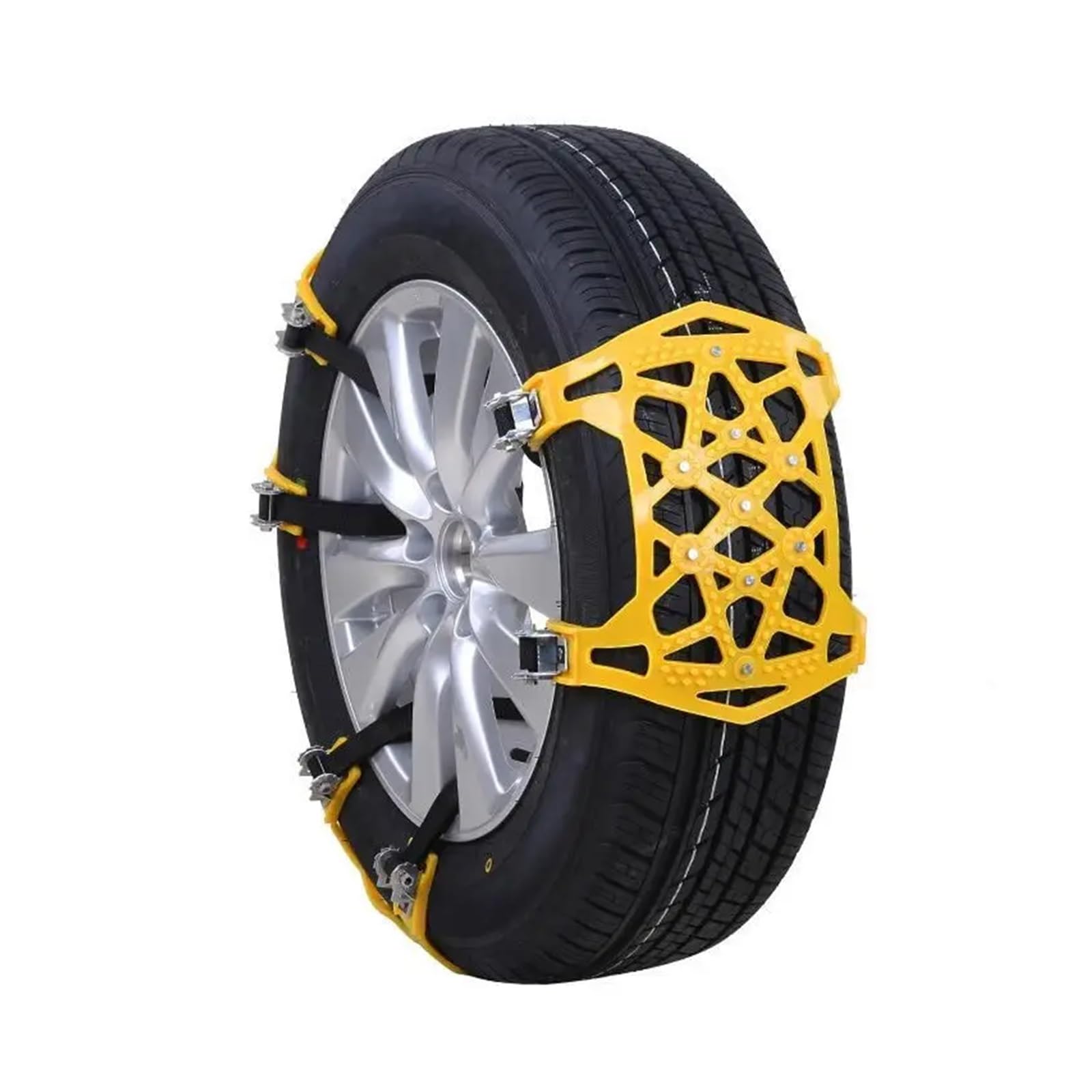 Catene da neve in TPU da 6 pezzi for fango, sabbia, neve, ghiaccio, strada, camion, auto, fuoristrada