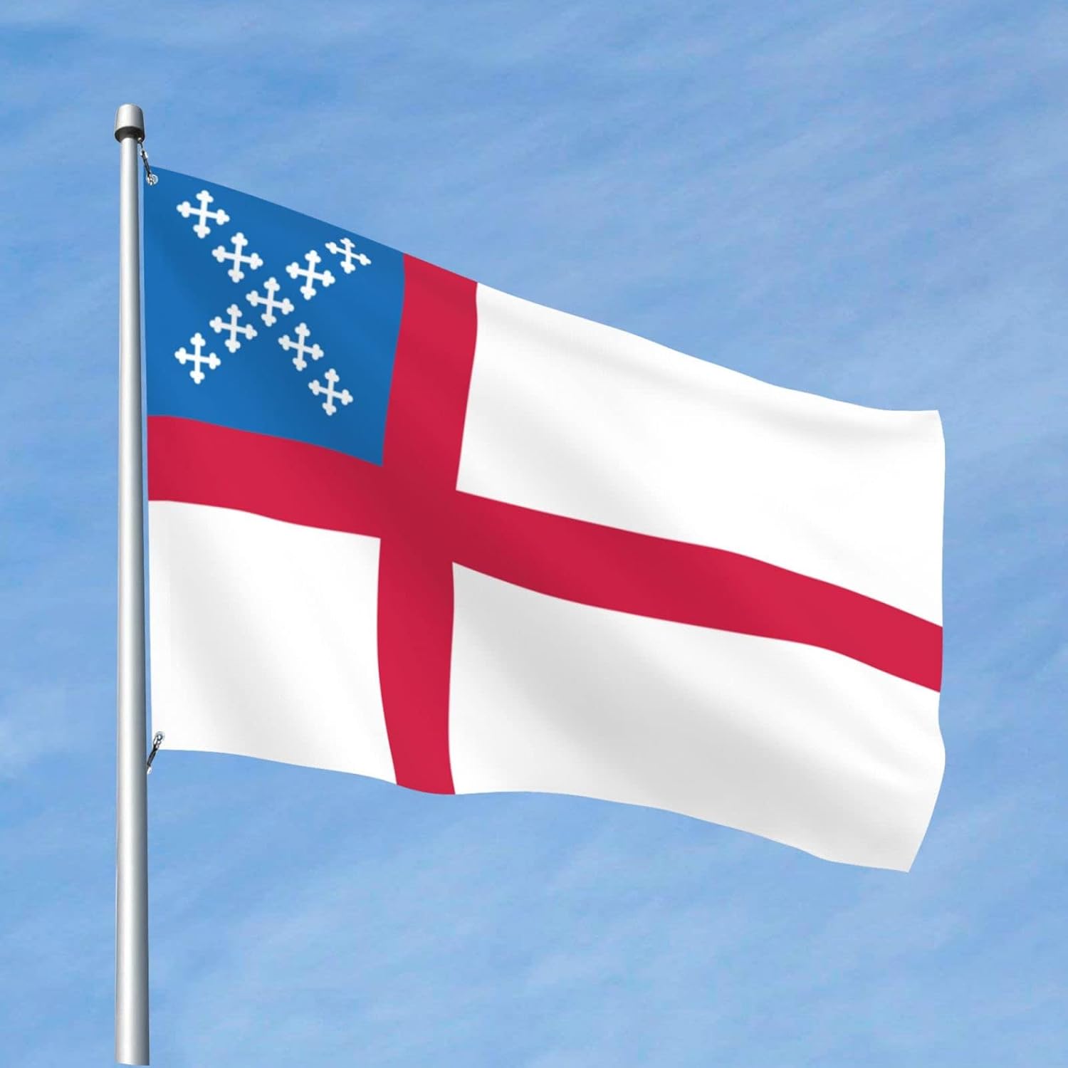 Episcopal Church Flag 4x6 Ft Vivid Outdoor Flag Durable Decorative Banner