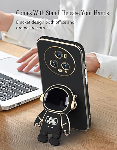 Miniatura 5 de Compatible con Honor Magic 5 Pro Funda con chapado creativo de astronauta de dibujos animados rosa, funda para teléfono Honor Magic 5 Pro, funda de