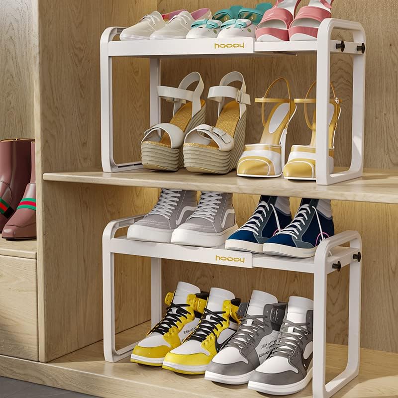 Miniatura 3 de Elivida Estante extensible para horno de microondas, organizadores de estantes ajustables para encimera de cocina, estante organizador de escritorio