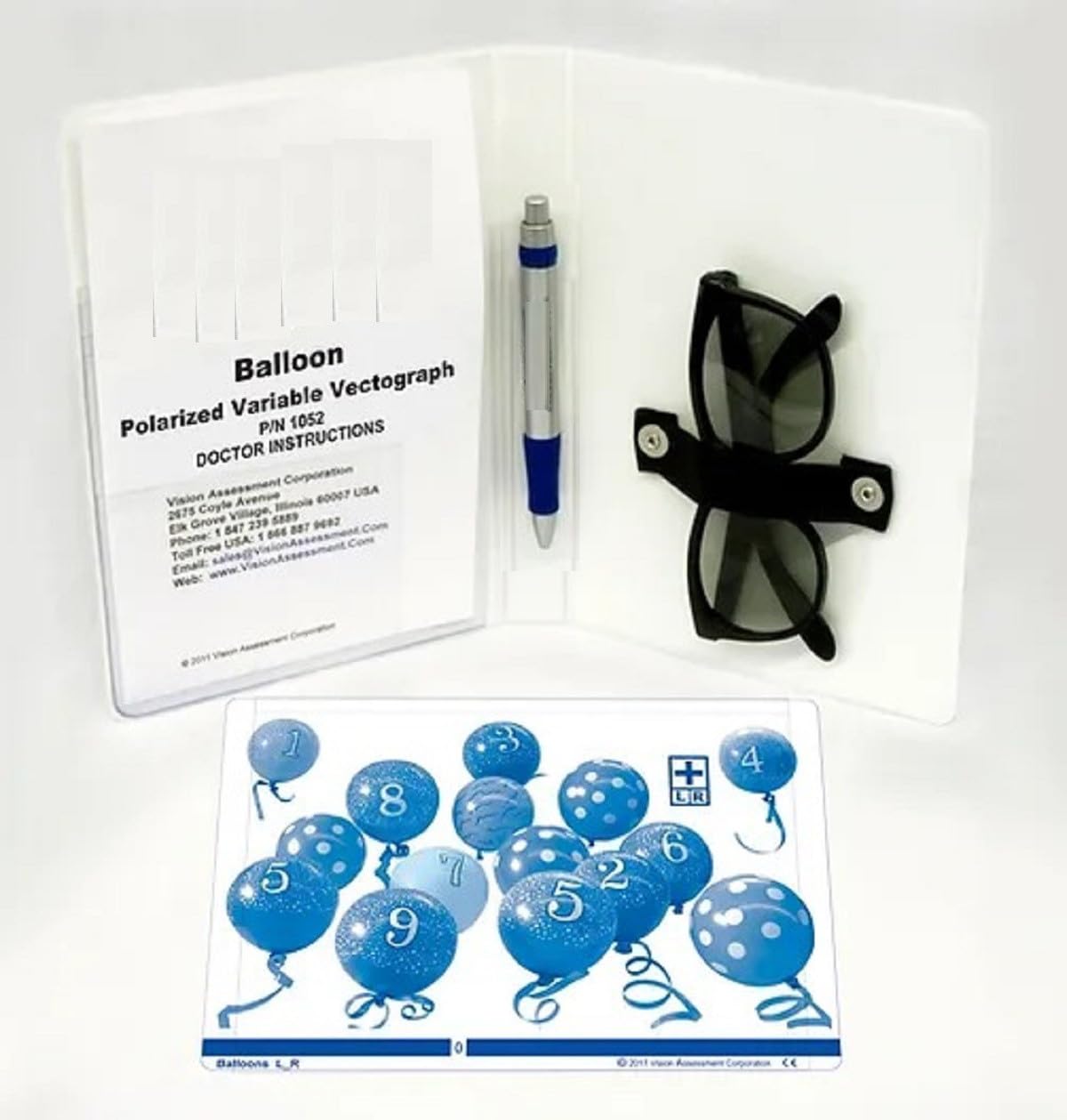 Ballon VECTOGRAPHS polarisé 1052 pour corriger et évaluer les troubles de la vision de près