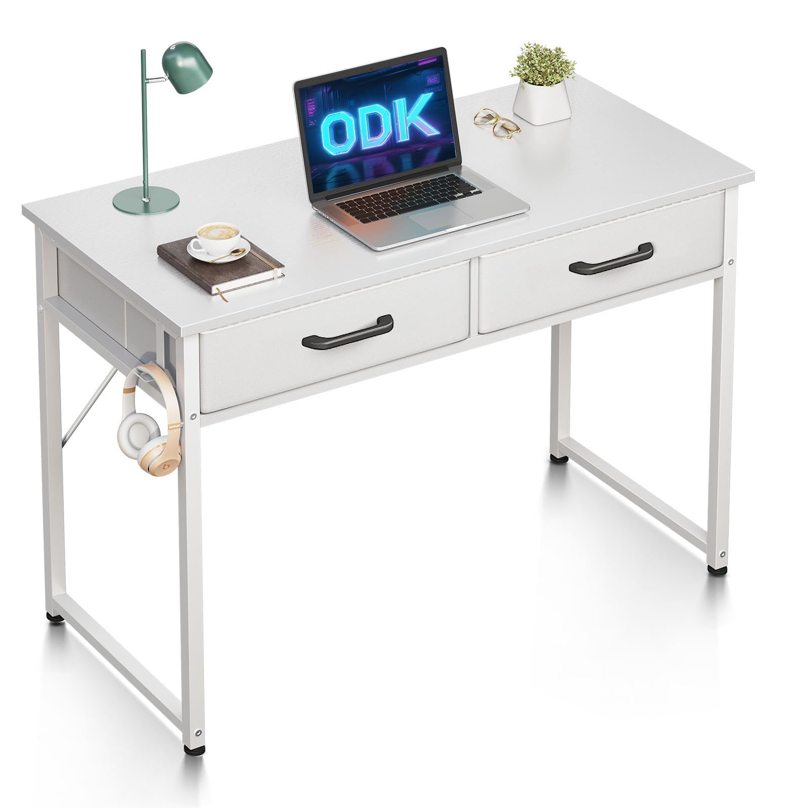 ODK Computer Desk Home Office Writing Study Desk, Modern Simple ...
