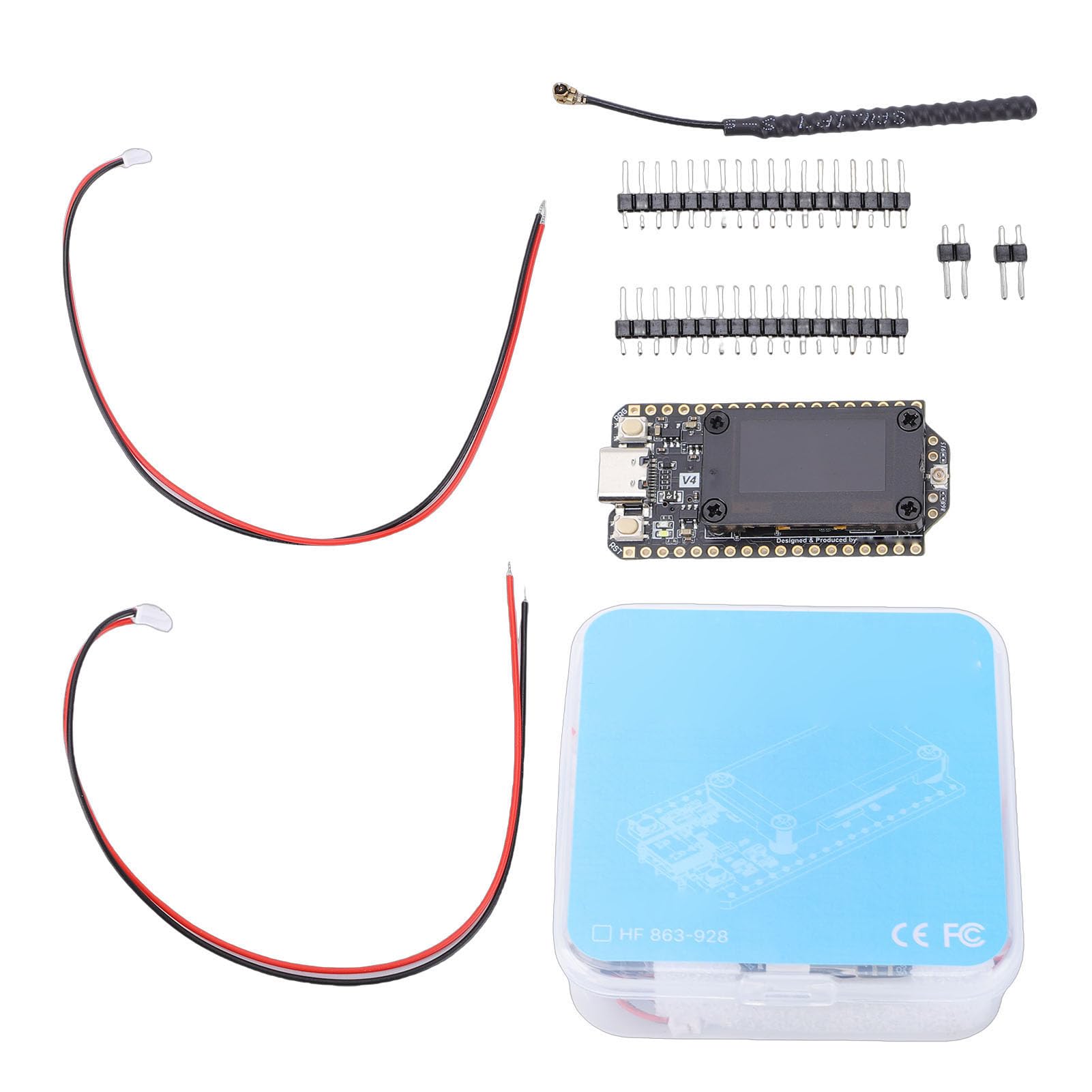 Obsługa Płytki Rozwojowej ESP32 dla LoRa 32 V4 z Ekranem Wyświetlacza Obsługa Modułu WiFi Bluetooth dla Inteligentnego Domu Meshtastic z Interfejsem Panelu Słonecznego
