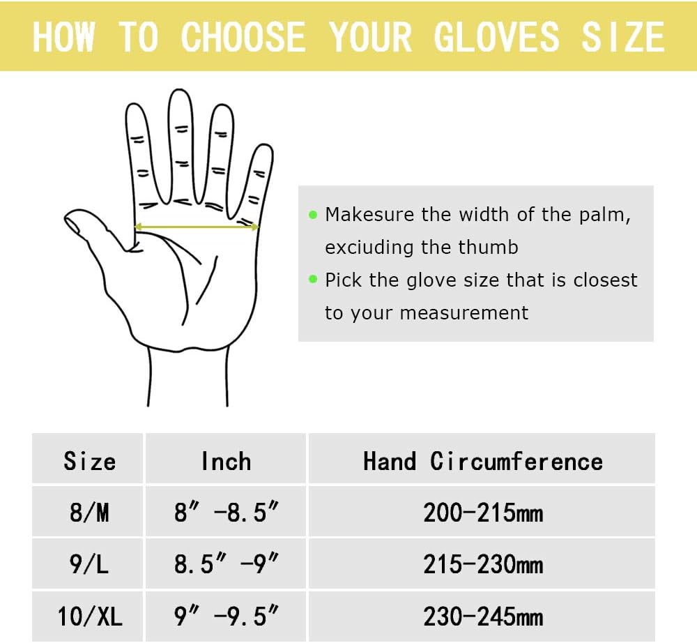 [OLSON DEEPAK] 革手袋 バイク アウトドア手袋 作業手袋 スポーツ 牛革手袋 登山 防寒 防風 男女兼用 (L)