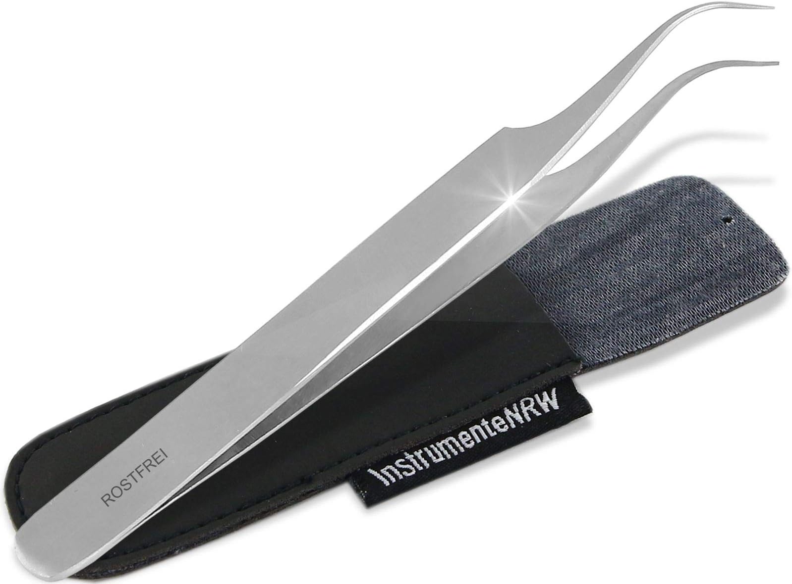 Premium Stainless Steel Tick Tweezers insect Tick Tweezers Stainless Steel with Storage Case