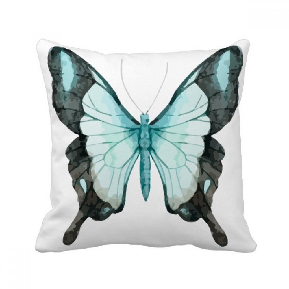 Coussin papillon blanc foncé : protégez votre canapé et colorez votre salon