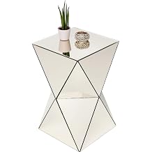 Kare Design Side Table Luxury Triangle Champagne 32x32cm