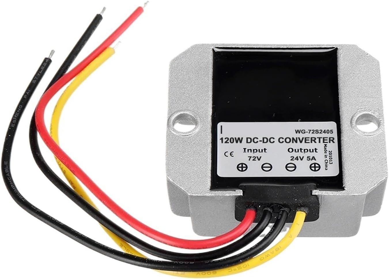 30-90V 36V 48V 60V 72Vから24V 5A 120W DC降圧コンバータ（車載用）(72V 30-90V)