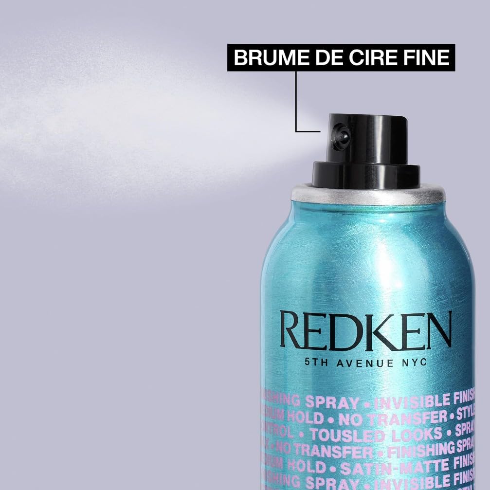 REDKEN - Cire Cheveux En Spray - Contrôle Moyen & Fini Brillant Satiné - Vegan - Formule Testée Dermatologiquement - Glycérine & Vitamine E - Tous Types De Cheveux - Spray Wax - 150 ml