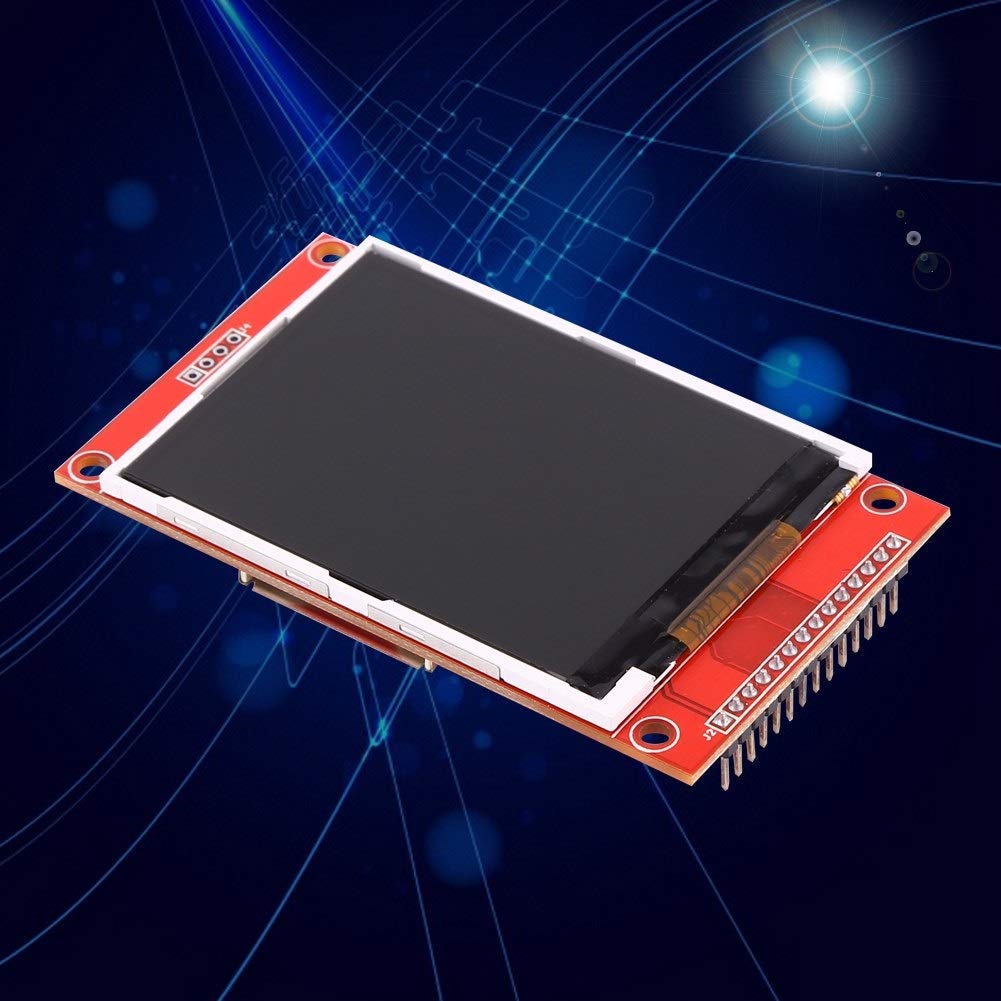 Spannungsanzeigemodul, 2,8 240x320 SPI TFT LCD LCD-Modul Touch Panel Serielles Anschlussmodul PCB ILI9341 5V / 3,3V SPI LCD-Display