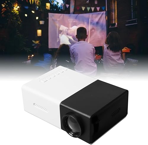 Miniatura 5 de Proyector para niños, 1080P HD, mini proyector LED de ángulo de proyección portátil ajustable para cine en casa, pantalla grande, enchufe
