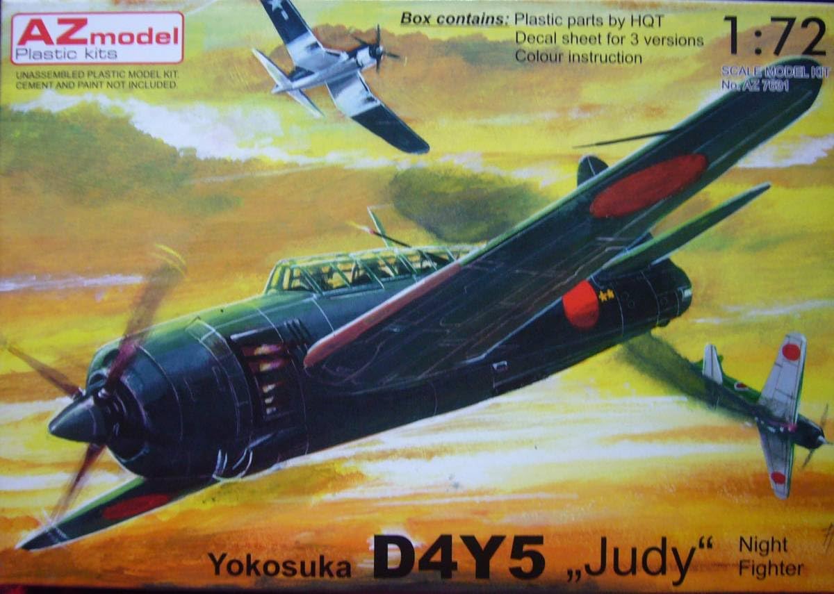 Amazon.co.jp: AZモデル 1/72 彗星54型夜間戦闘機 : Toys & Games