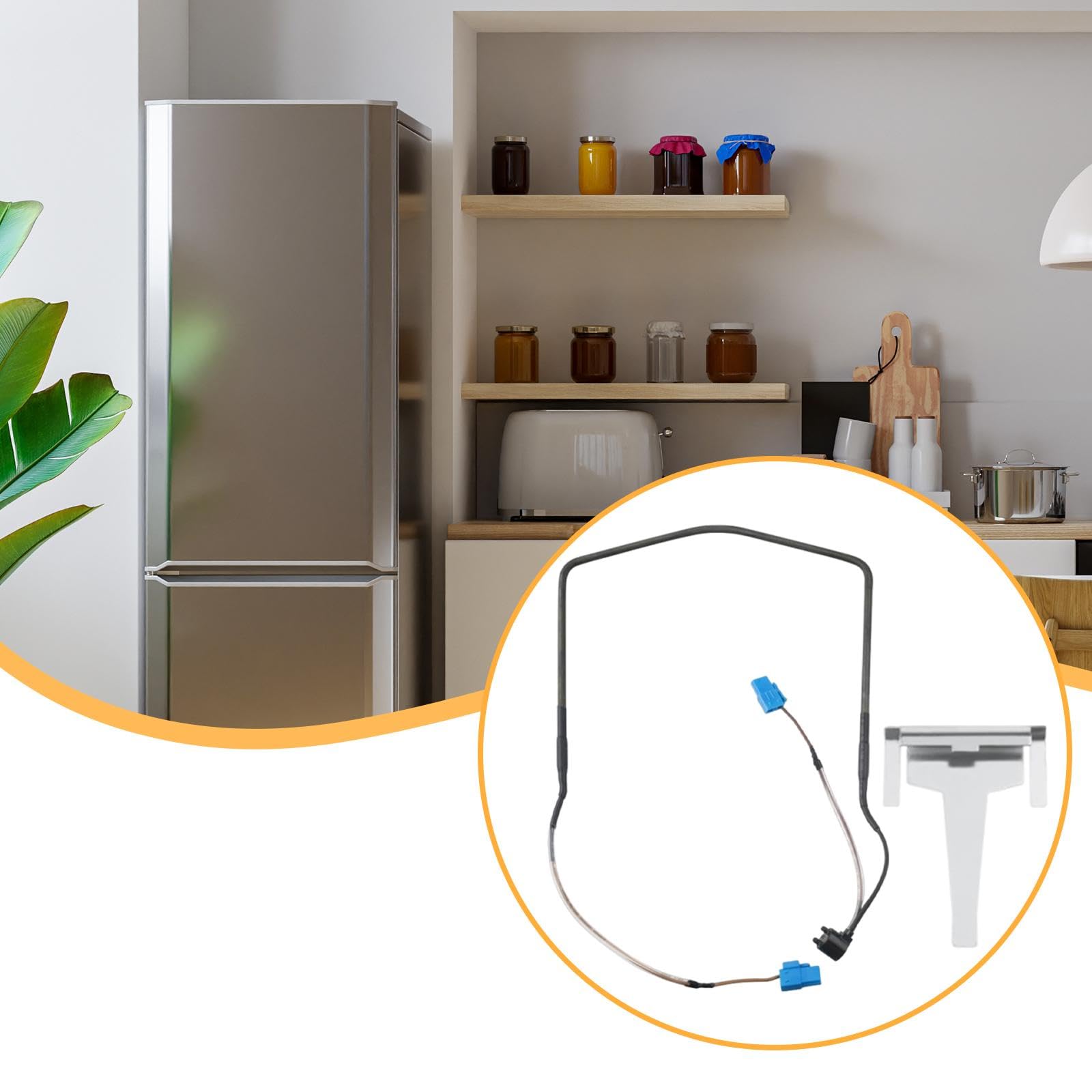 Clip para Tubo de Drenaje de Refrigerador, Evaporador AP5579885, Resistente para Srf527dsist