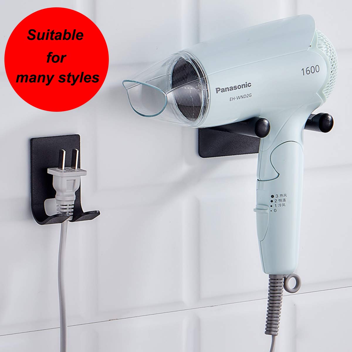 ヘアドライヤーホルダー 壁取り付け 自己粘着ブロードライヤーハンガーフック Amazon.co.jp: 自己粘着ヘアドライヤーホルダー 壁取り付け - 粘着