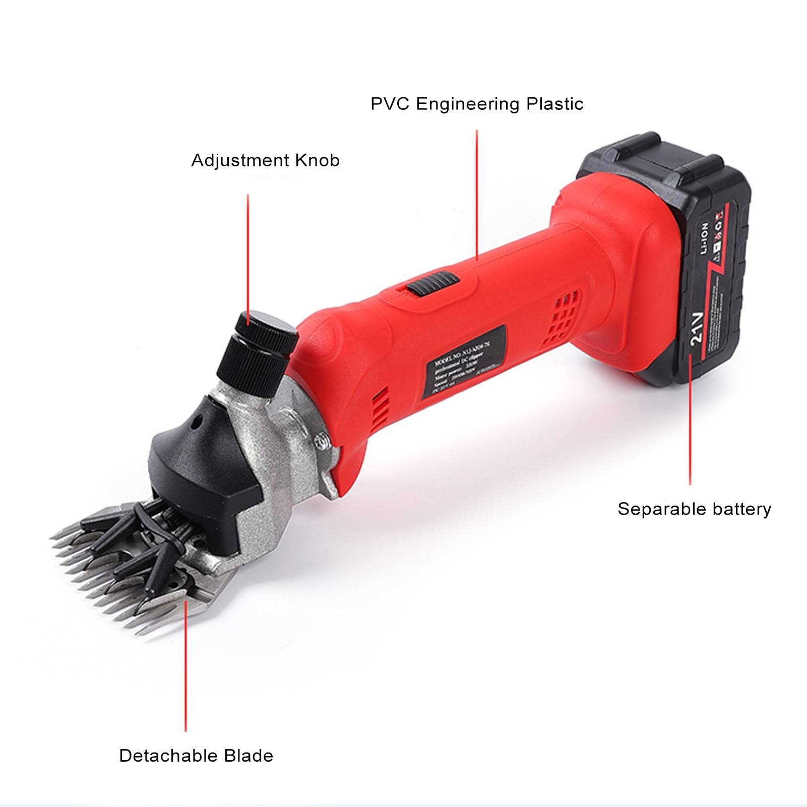 Tasche di Pecore Professionali Elettriche per la Toelettatura degli Animali per Capre Alpacas di Pecore e Altro Ancora
