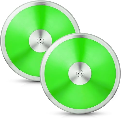 Disco de entrenamiento deportivo para niños y niñas, disco de pista y campo, equipo de pista y campo, 2 uds