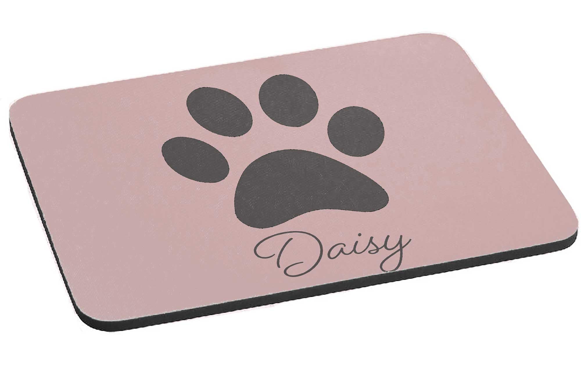 Personalised Dog Mat, Pet Feeding Mat, Large, Slip proof, Matching Personalised Dog Bowl, Puppy Gift